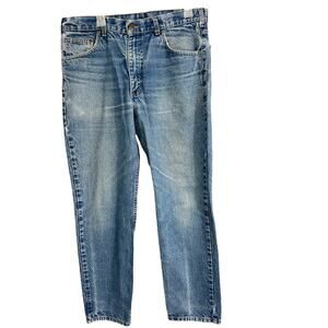 Carhartt B18 PRW Mens 36x30 Relaxed Fit Blue Denim Jeans